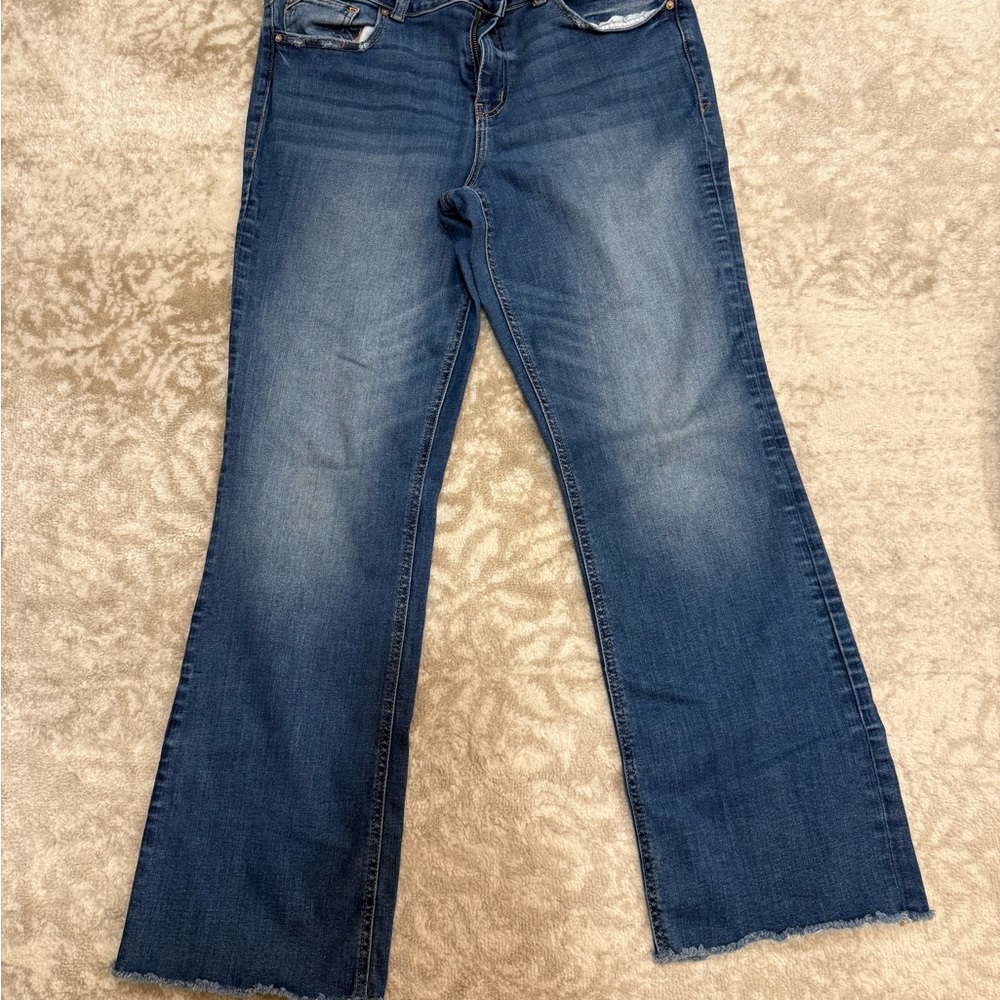 Stylish Blue Flare Women's Jeans